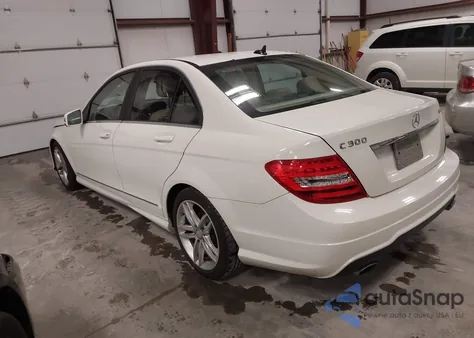 2012 Mercedes-Benz C 300 Sport 4Matic from USA, damaged, VIN WDDGF8BB8CR211446
